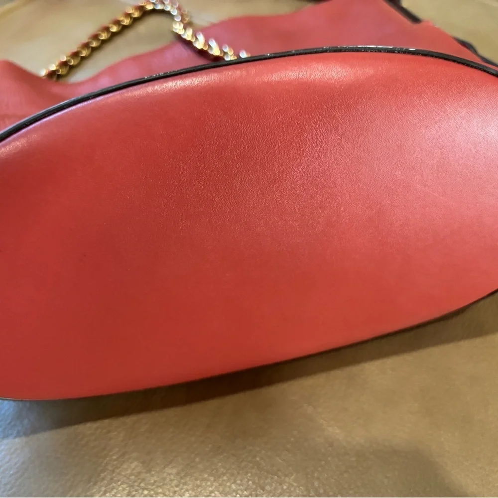 Elegant Micheal kors Reese pink Leather Shoulder Bag - Picture 6 of 9